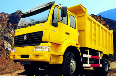 Yellow Color SINOTRUK SWZ Dump Truck 6x4 7-15m3 Volume And 20 Ton Loading Capacity