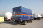 116HP multi color Light Duty Commercial Trucks  , HOWO 4*2 Light cube van truck